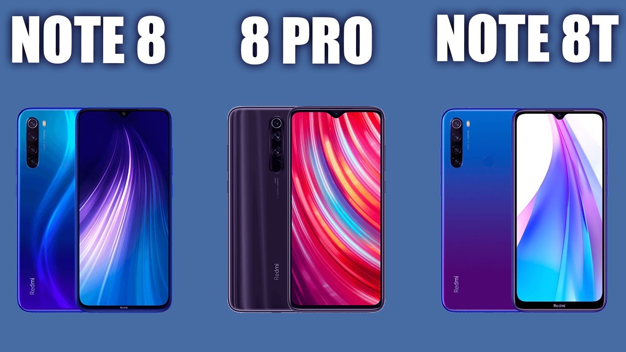 Xiaomi Redmi Note 8 vs Note 8T vs Note 8 Pro. Все отличия!
