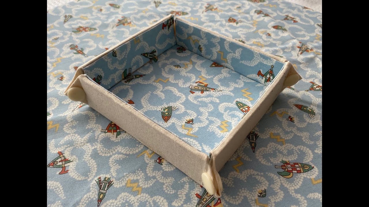 【カルトナージュ】とっても簡単なスナップトレイの作り方｜[Cartonage] How to make a very easy convenient snap tray