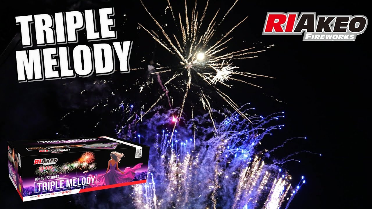 Riakeo Triple Melody I 267 Schuss Verbundfeuerwerk I 5,3kg NEM! I PyroMan