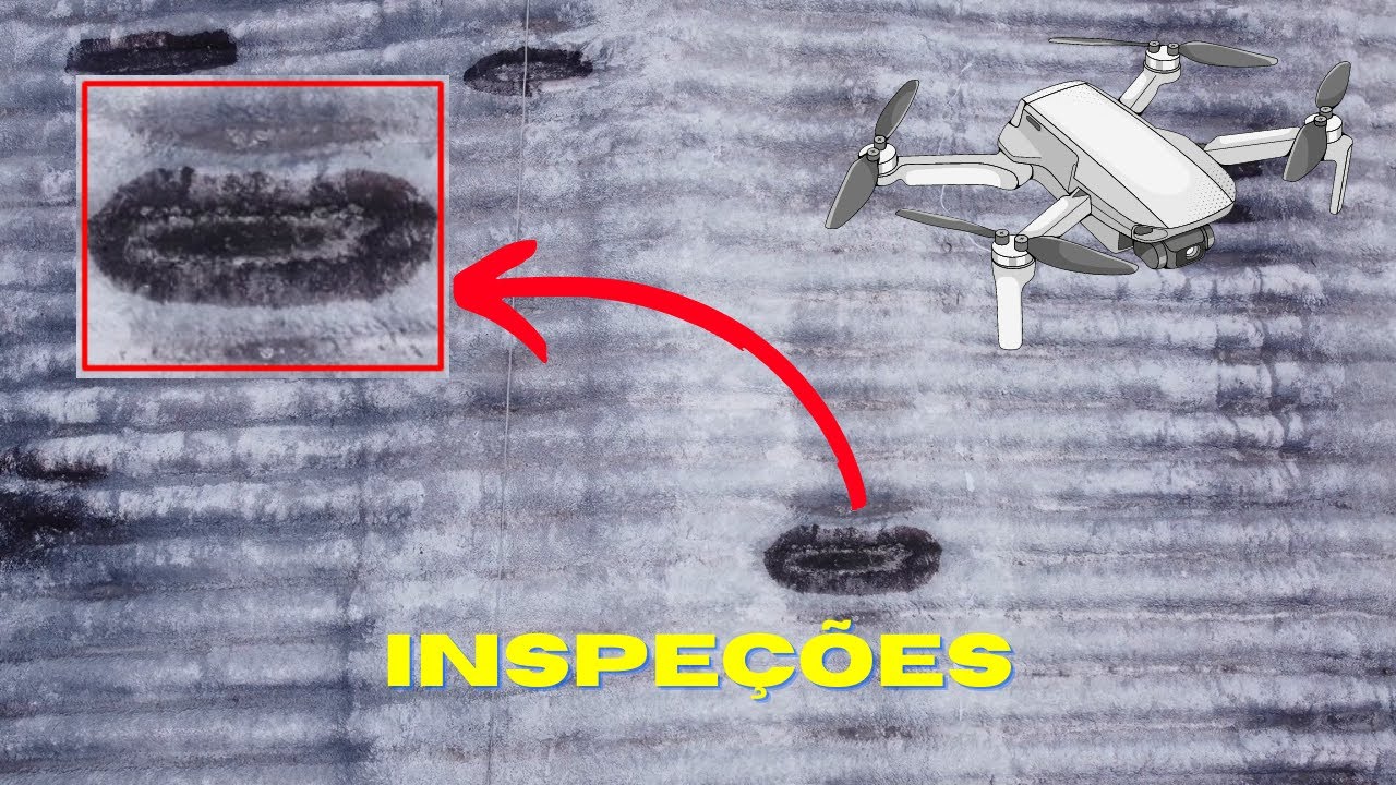 Inspeção de telhados com Drone