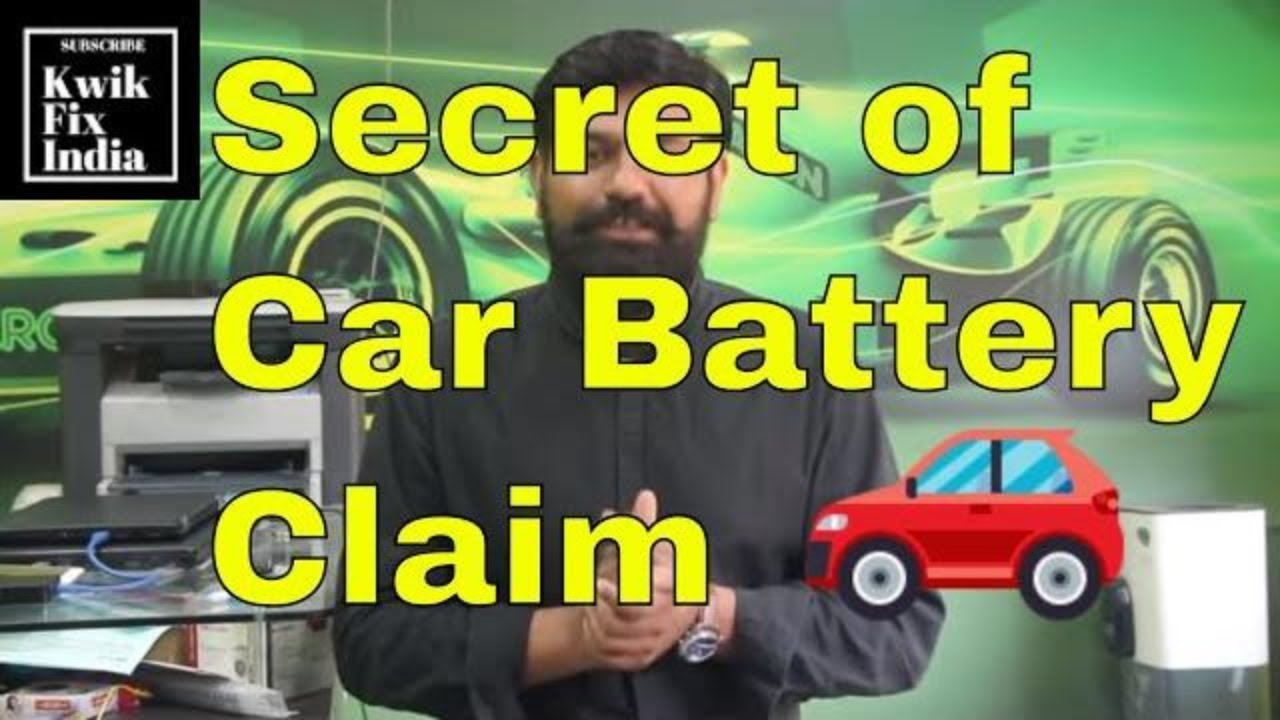 Best secret of Car Battery Warranty Claim Process