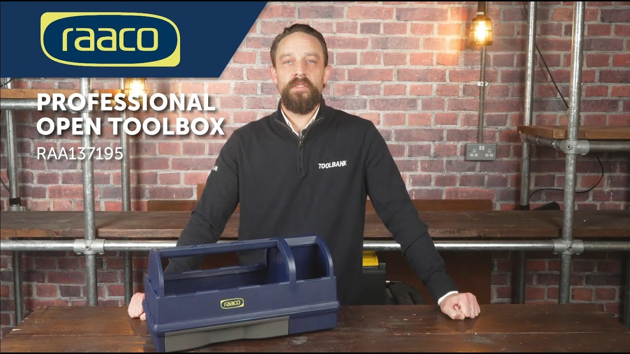 30 SECONDS ON SITE - Raaco Professional Open Toolbox