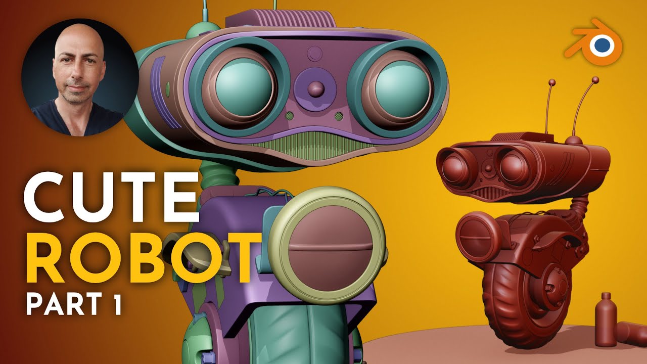 Making a Cute Robot in Blender Part 1 - The Tyre