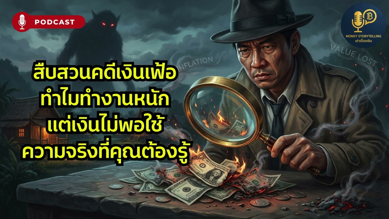 นิทานการเงินเปลี่ยนชีวิต สืบสวนคดีเงินเฟ้อ ทำไมทำงานหนักแต่เงินไม่พอใช้ ความจริงที่คุณต้องรู้