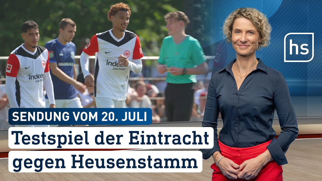 Testspiel der Eintracht gegen Heusenstamm | hessenschau vom 20.07.2024