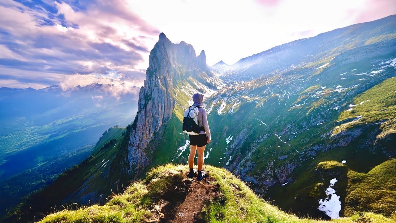 Hiking to Saxer Lücke in Switzerland