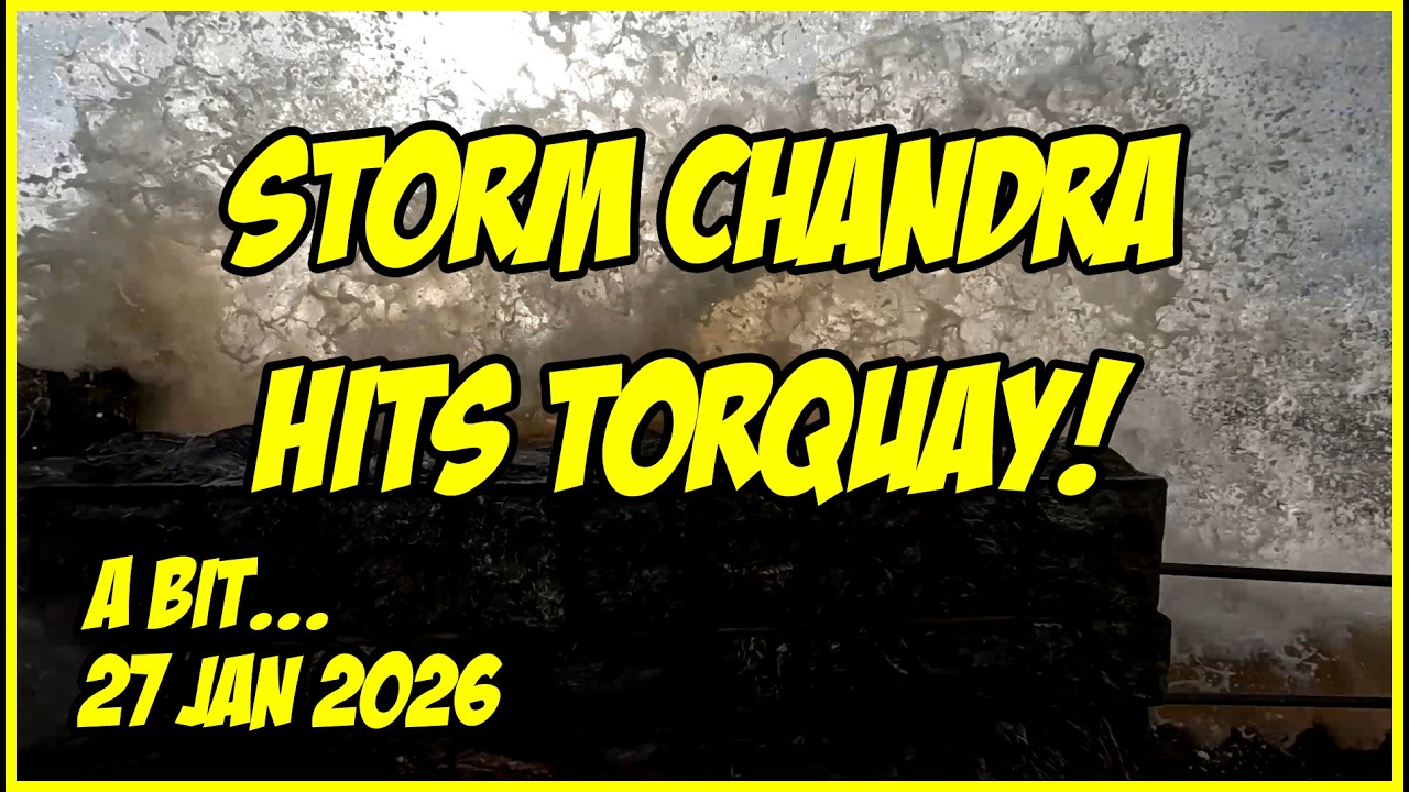Storm Chandra Hits Torquay (A Bit)- 27 Jan 2026 #walkingtour