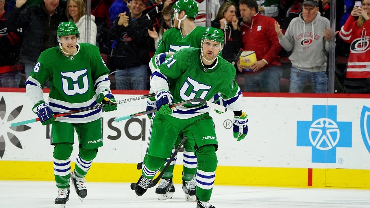 Carolina blasts Brass Bonanza after scoring first on Hartford Whaler night