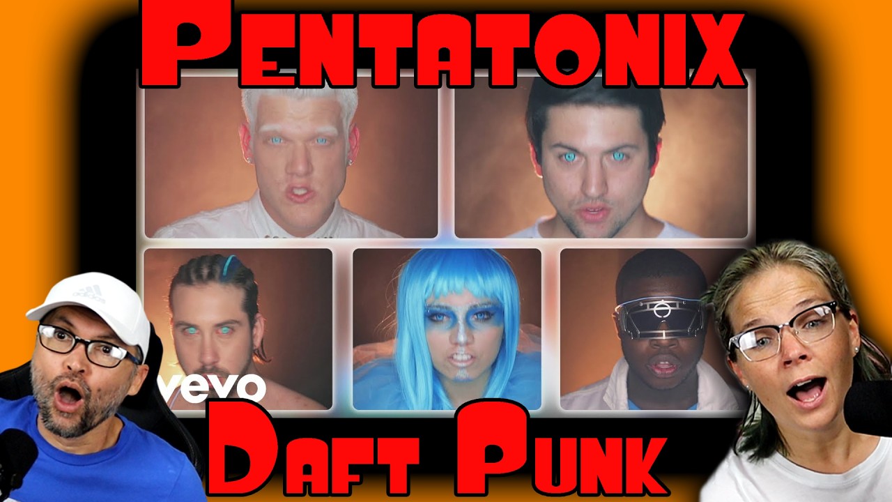 Pentatonix - Daft Punk: Официальное видео. Реакция учителя и тренера.