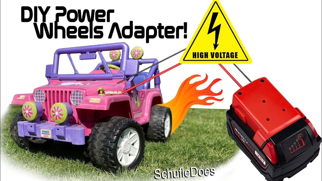 DIY Power Wheels Adapter to Milwaukee M18 Battery