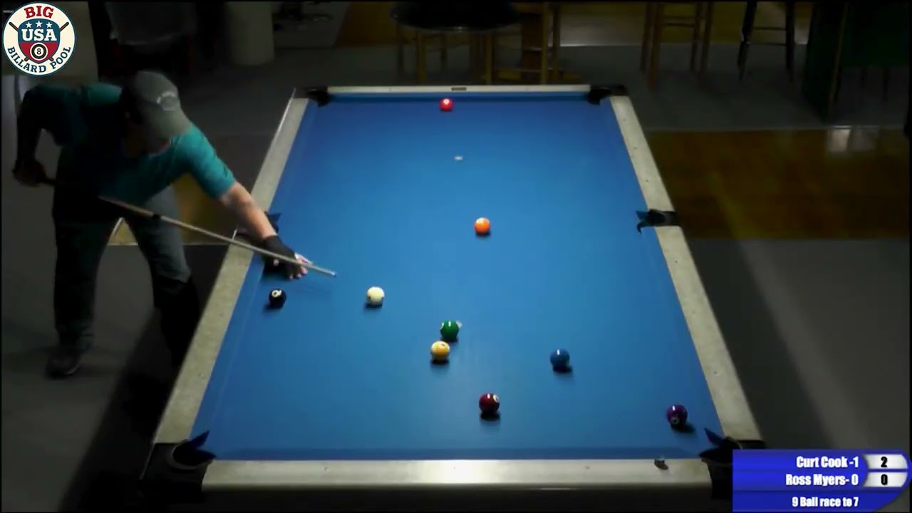 Curt Cook vs Ross Myers | 9 Ball | Race to 5 | Match 2