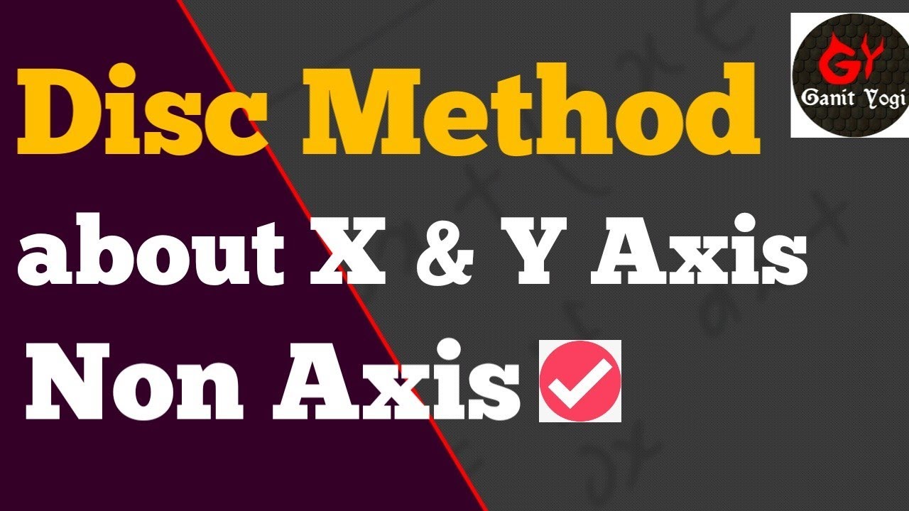 Disk Method Practice Problems With Solutions | #DiscMethod | Disk Method About y Axis | #DiskMethod