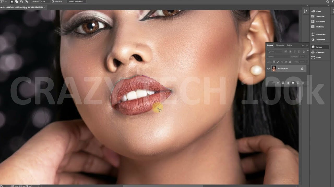 “How to Change Lipstick Color in Photoshop (Beginner Friendly)” Part II