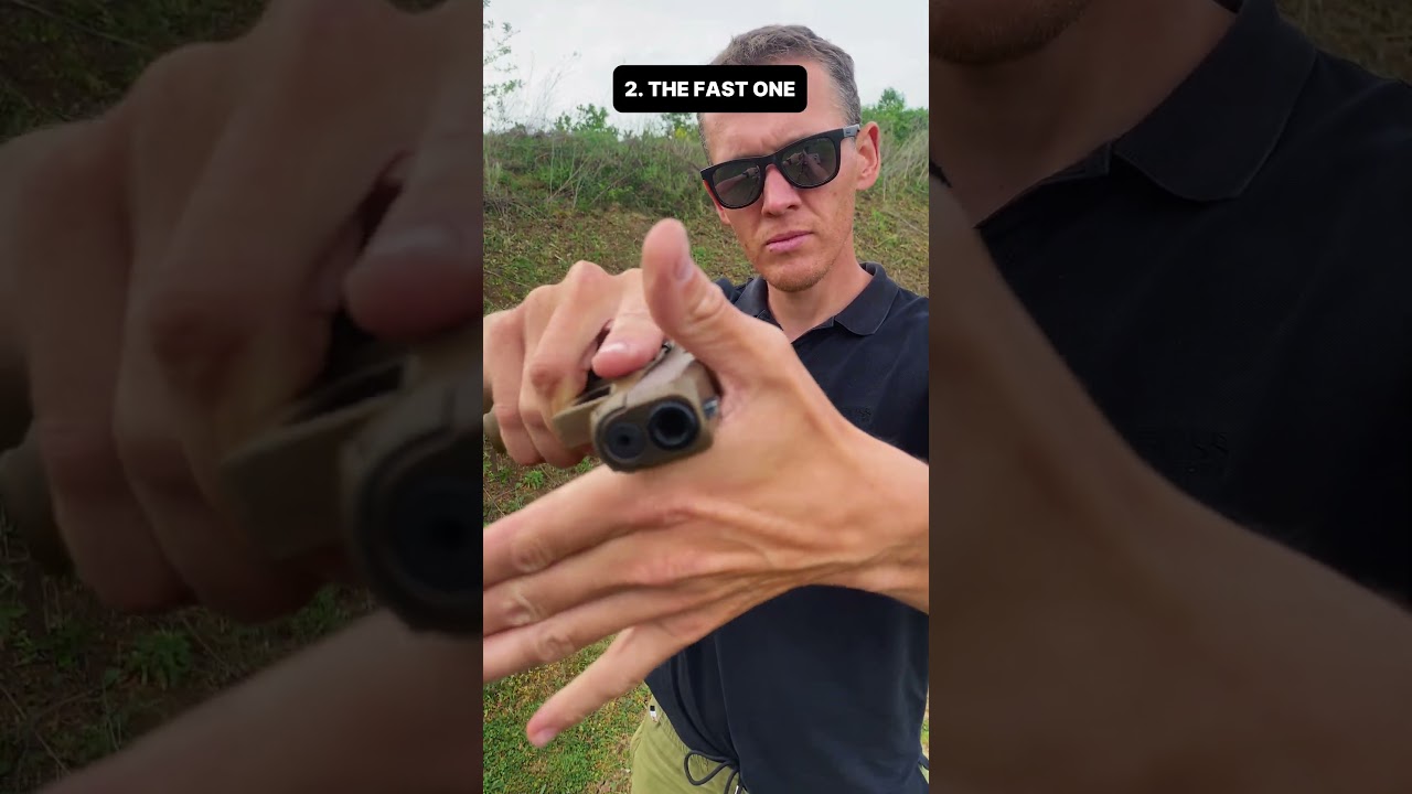 SLIDE RACKING: FAST vs SAFE &mdash; WHICH WINS? #guns #slide #loding #pistol #glock #racking #reshoot