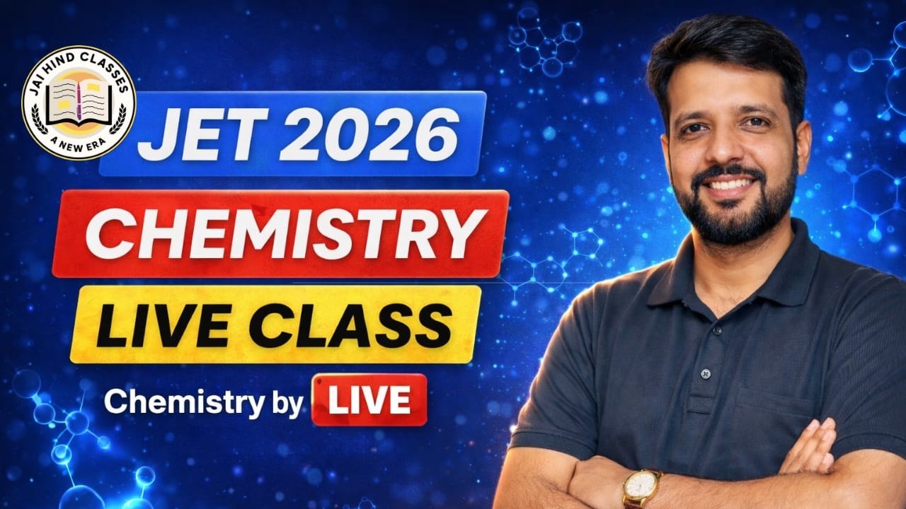 CHEMISTRY  [ JET EXAM ] #jaihindclasses #chemistry