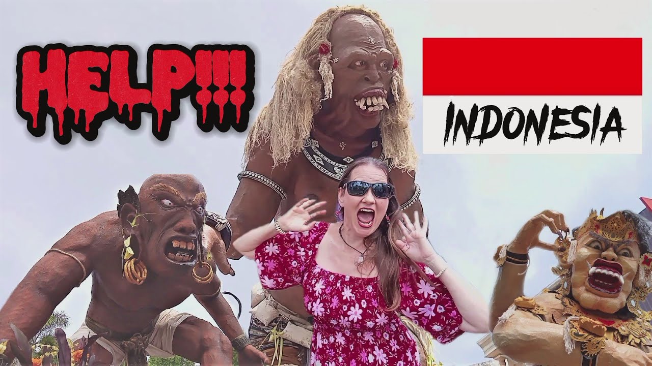 COOLEST Parade I Have EVER Seen! / LUAR BIASA!  OGOH-OGOH - Lombok, Indonesia