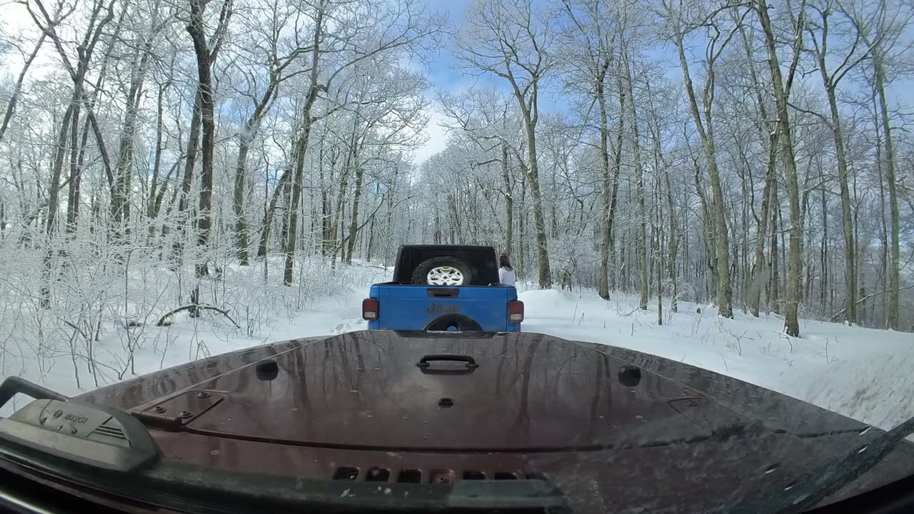 A little snow wheeling with the boys 