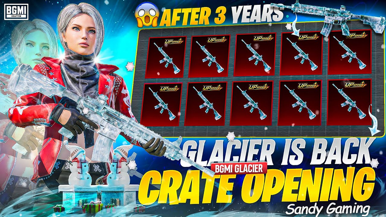 Finally M4 Glacier is BACK in BGMI! 🔥 | Lucky Crate Opening 😍