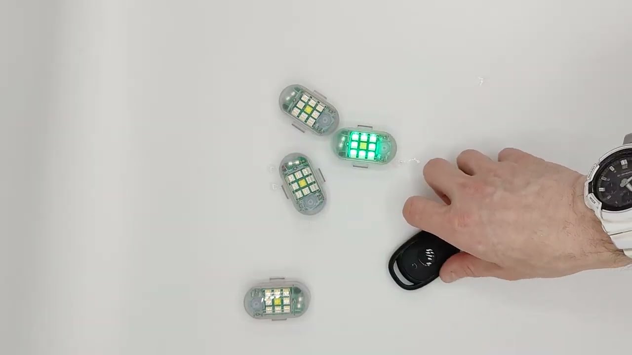 HARIKIKI Auto Fernbedienung Blitzlicht, Kabellose LED blitzer, Konstantes Licht m&ouml;glich aber umst&auml;nd