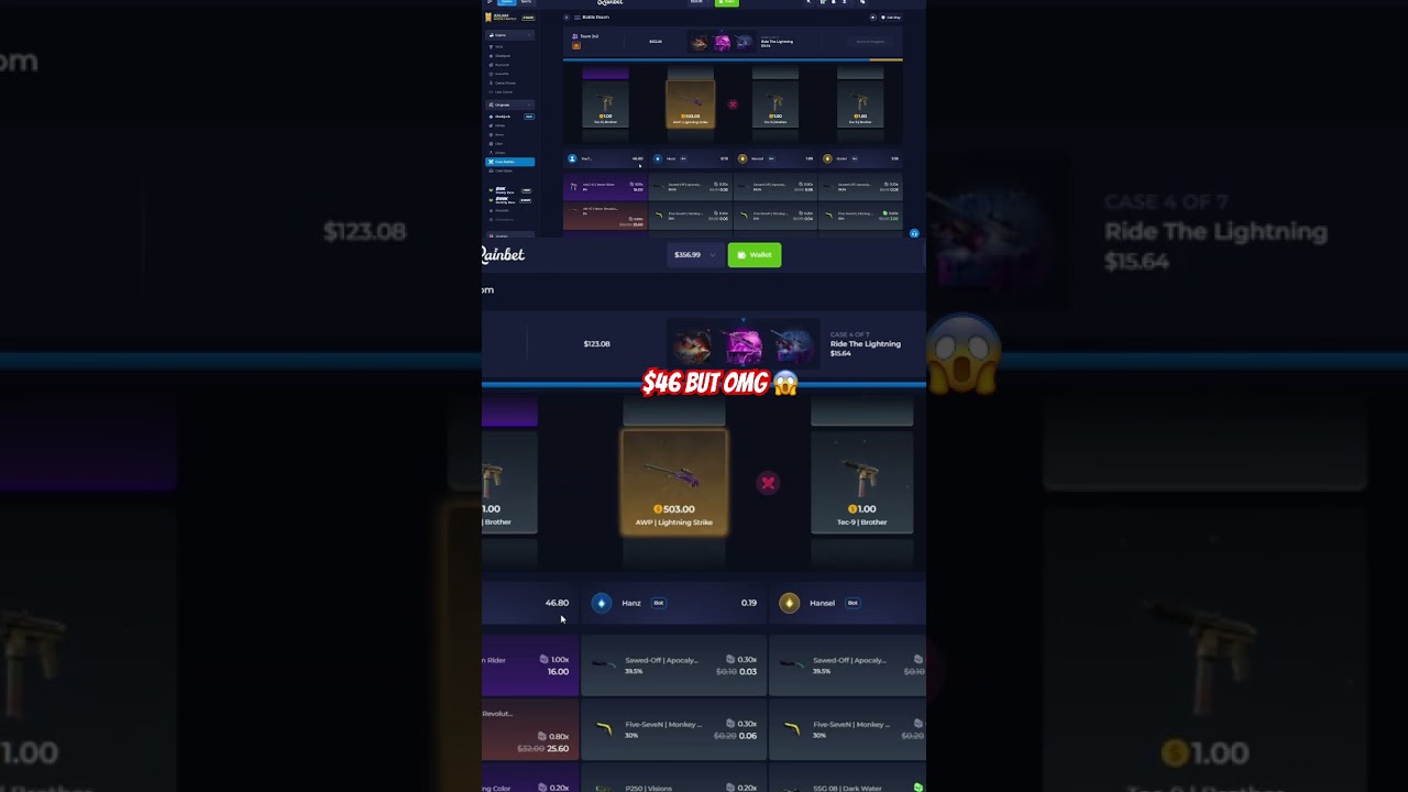 CRAZY PULL😳 #caseopening #cs2 #promocode #freecase #giveaway #freeknife #discord #shorts