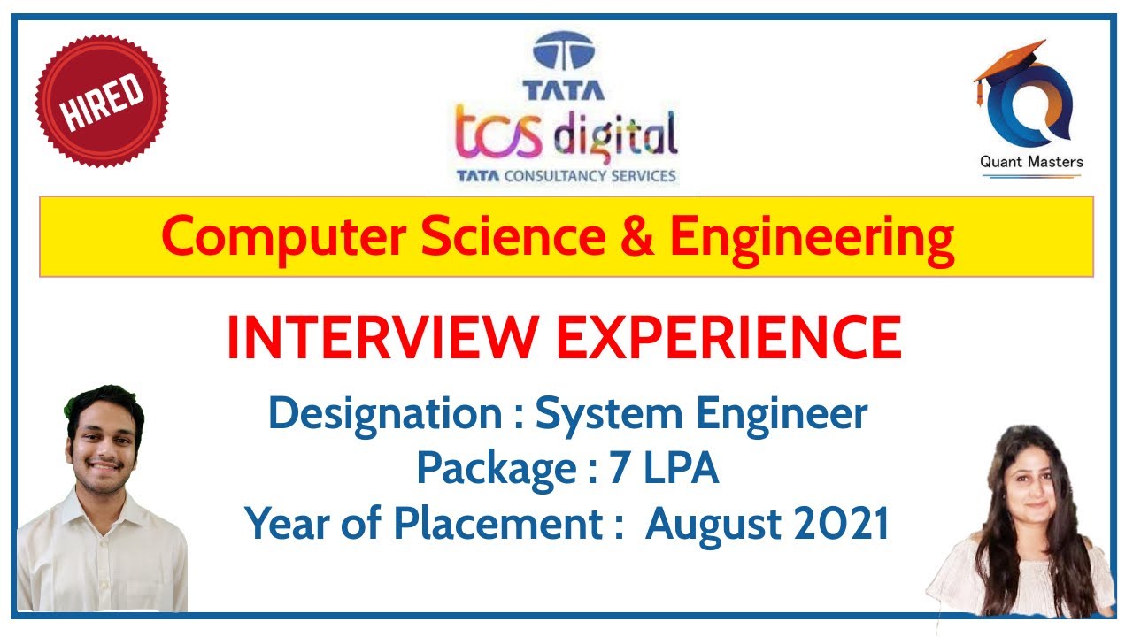 TCS Digital Interview Experience - August 2021 | CSE Student | 7 LPA