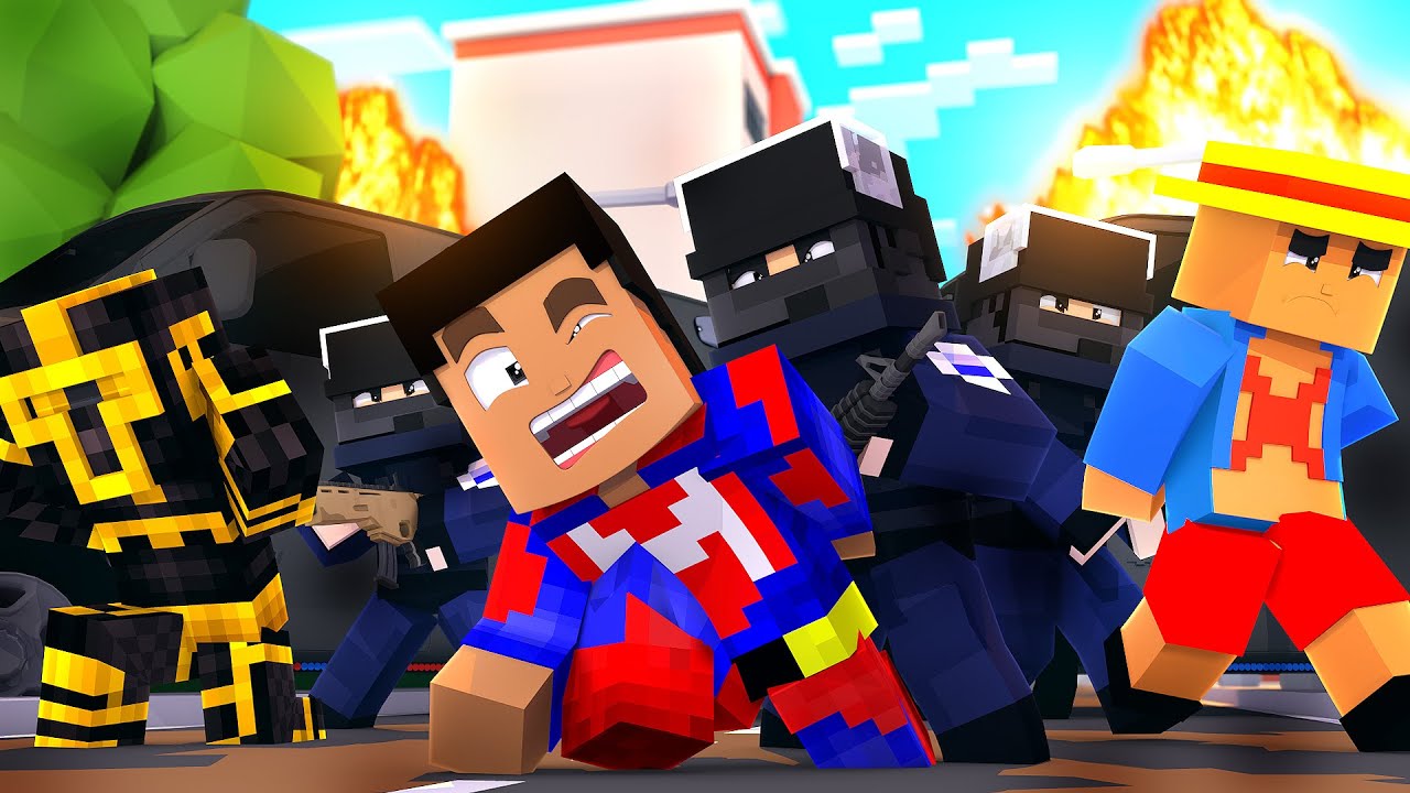 EL FBI ASALTA MI MANSIÓN EN MINECRAFT TROLL 😱