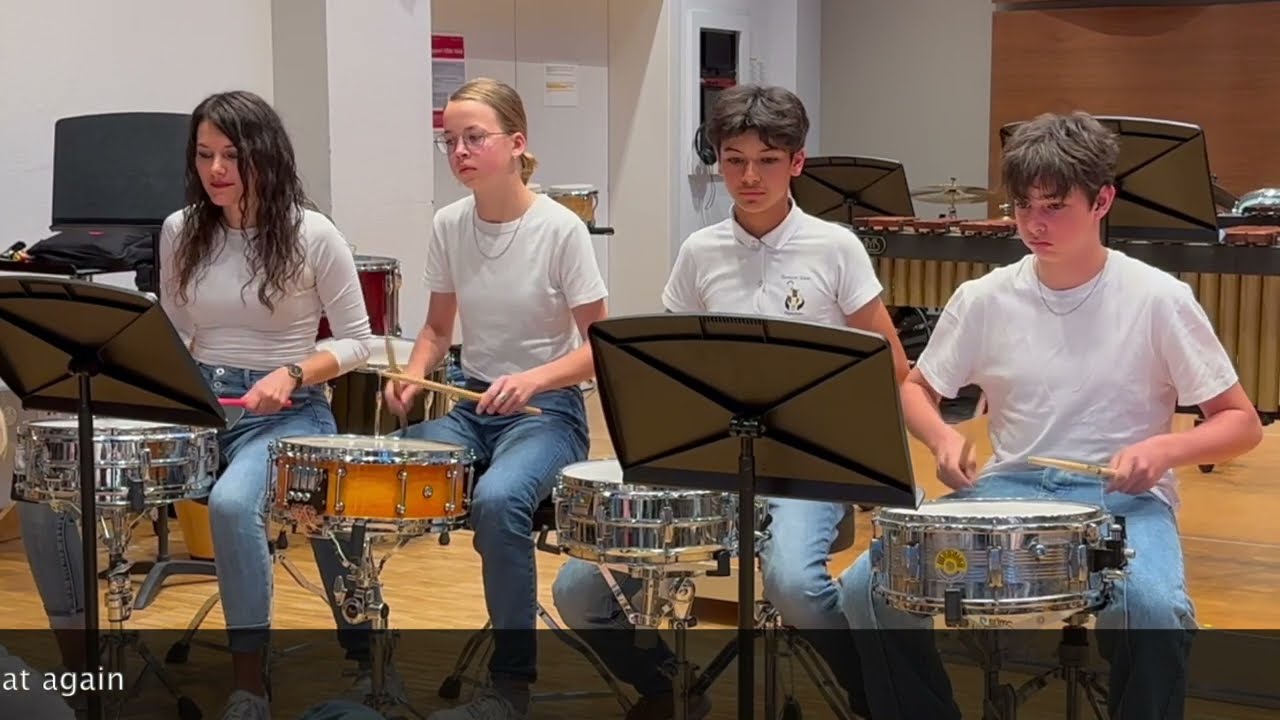Concert de la classe de percussions de Claire Litzler - mai 2025 - Musikakademie Basel