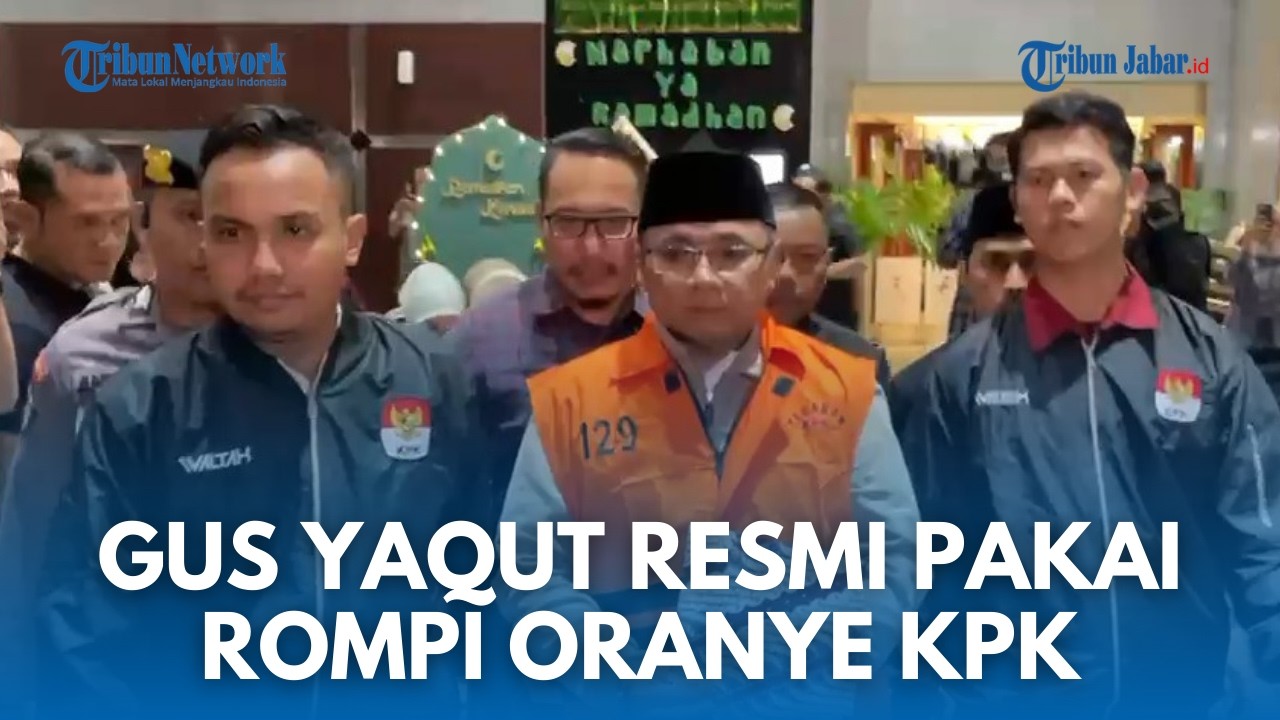GUS YAQUT DITAHAN! KPK Tahan Yaqut Cholil Qoumas atas Dugaan Korupsi Kuota Haji Tambahan