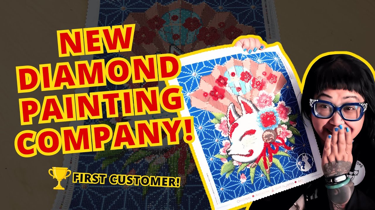 FIRST LOOK! Sam In Japan - New Diamond Painting Company Review, Unboxing & Finish! | Worth trying?!