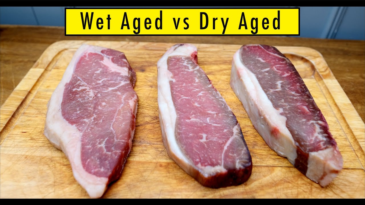 Wet-Aged vs Dry Aged USDA Prime New York Strip Steak (UK Sirloin)