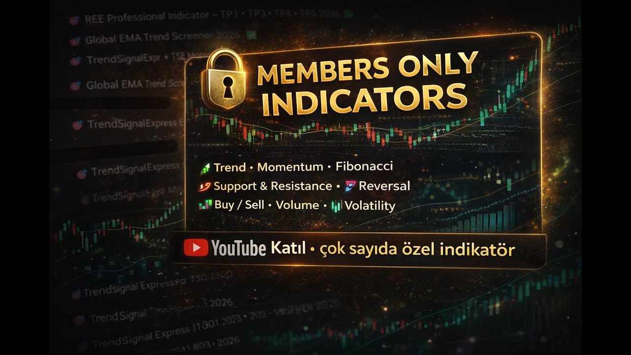👉 (Sakız Parasına) 🇹🇷 YouTube Katıl &Ouml;zel: &Ccedil;ok Sayıda Profesyonel İndikat&ouml;r