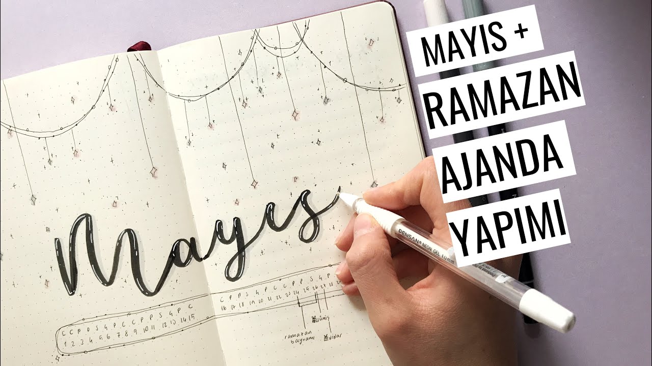 ÇOK KOLAY MAYIS + RAMAZAN AJANDA YAPIMI | Ramazan Planlaması, Hedeflerim