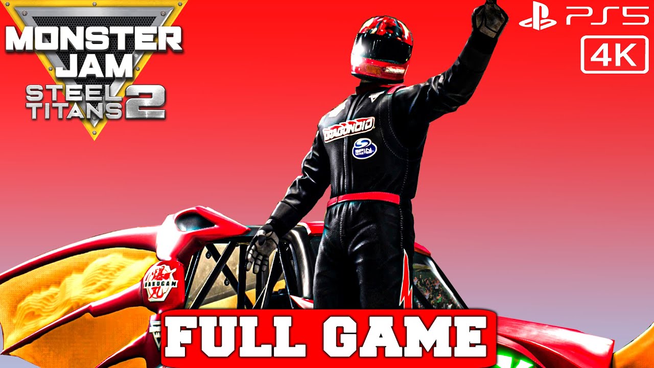 MONSTER JAM STEEL TITANS 2 Gameplay Walkthrough FULL GAME - No Commentary (PS5 4K)