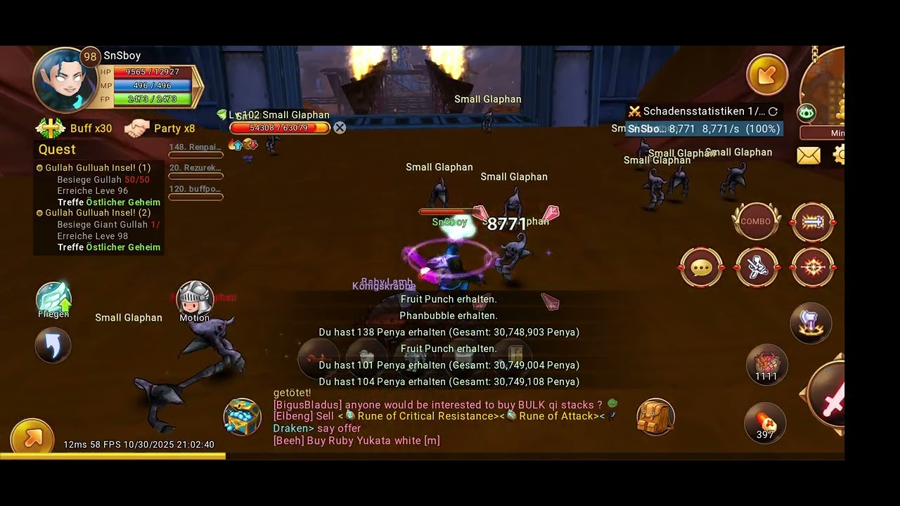 Flyff Universe Best sns stats for Heart of fury 