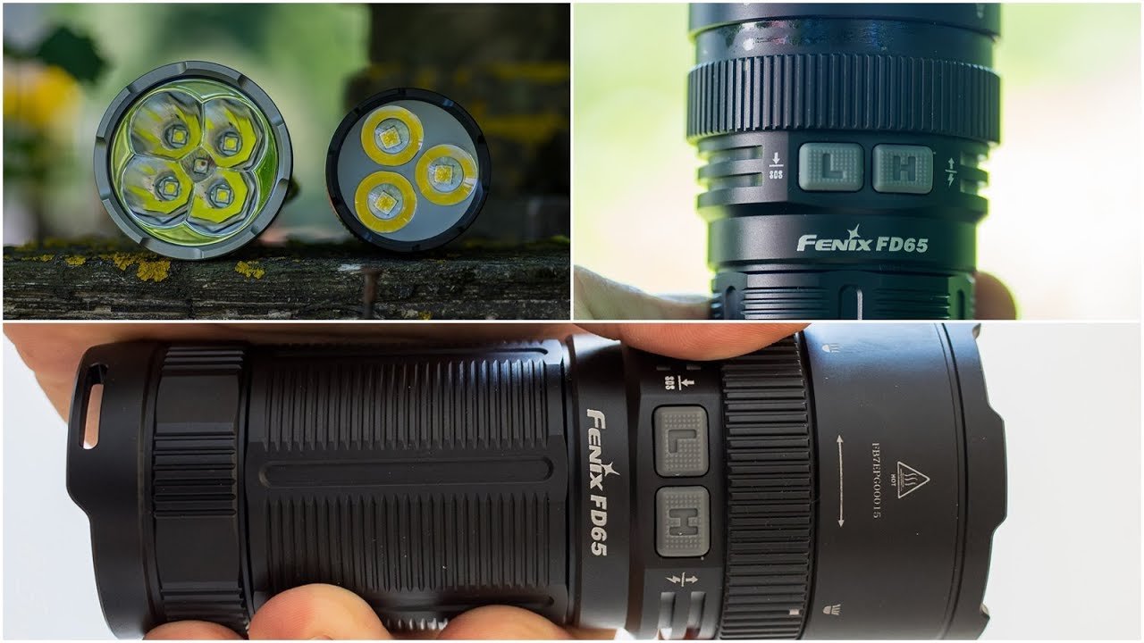 Fenix FD65 мощность и фокусировка луча