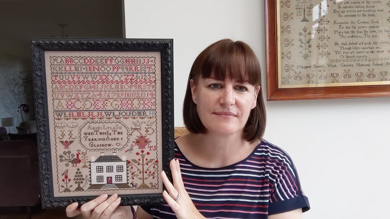 FlossTube #8 - Blackbird Designs WIPs, a new Scottish reproduction sampler & a few purchases!