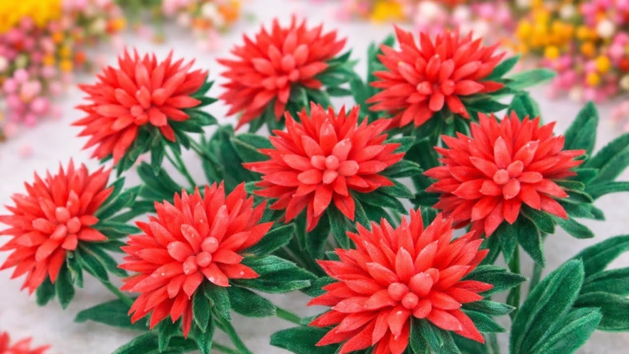 DIY Peony From Pipe Cleaner | Pipe Cleaner Flower Easy Tutorial