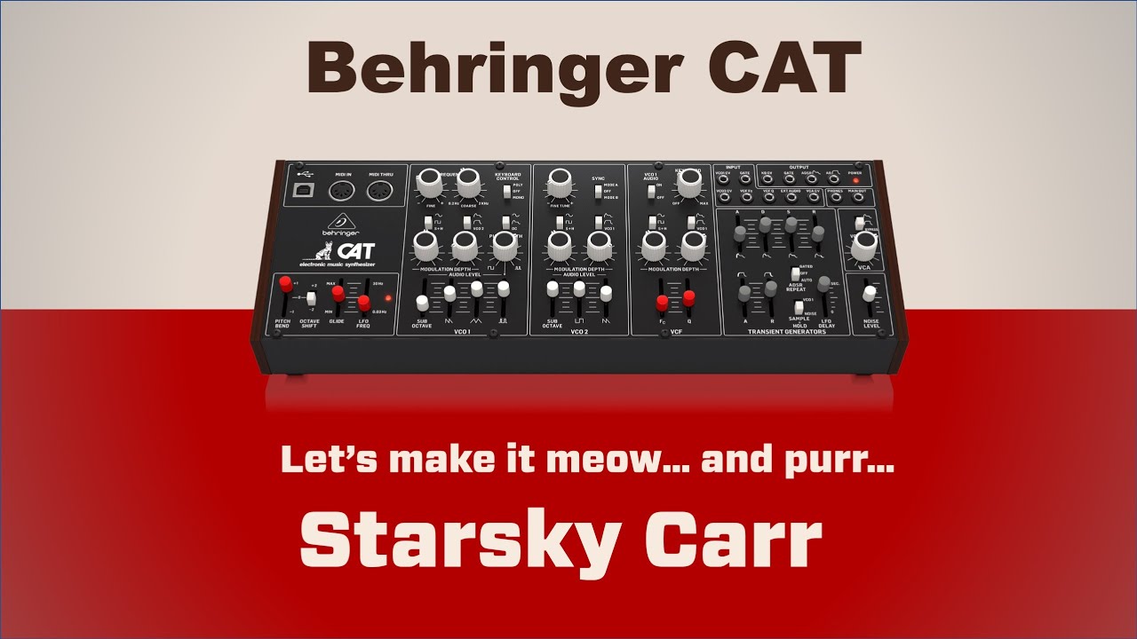 Behringer CAT PURRING // Deep, Lush and Chilled // Sounds Only