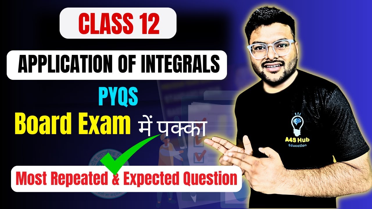 Ch 8 Application of Integrals Imp Questions I Chapter 8 AOI Previous Years Question I Class 12 I PYQ