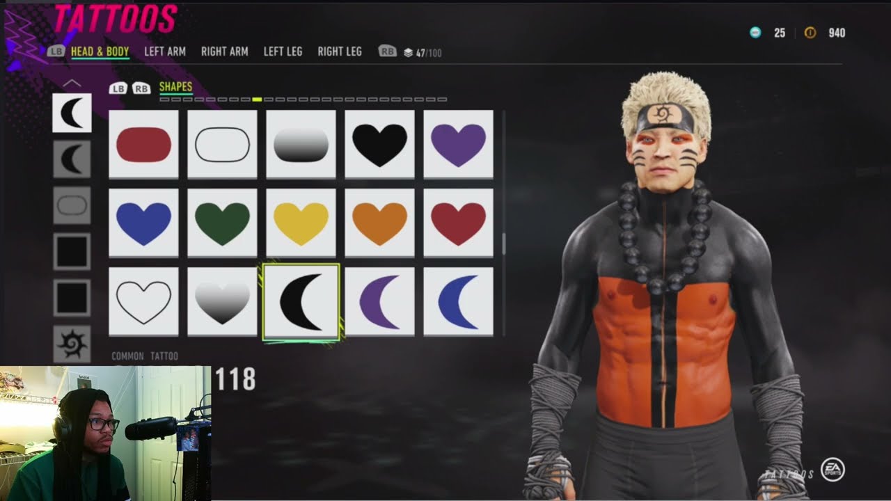 BEST CAF BUILD ON UFC! HOW TO MAKE NARUTO IN UFC