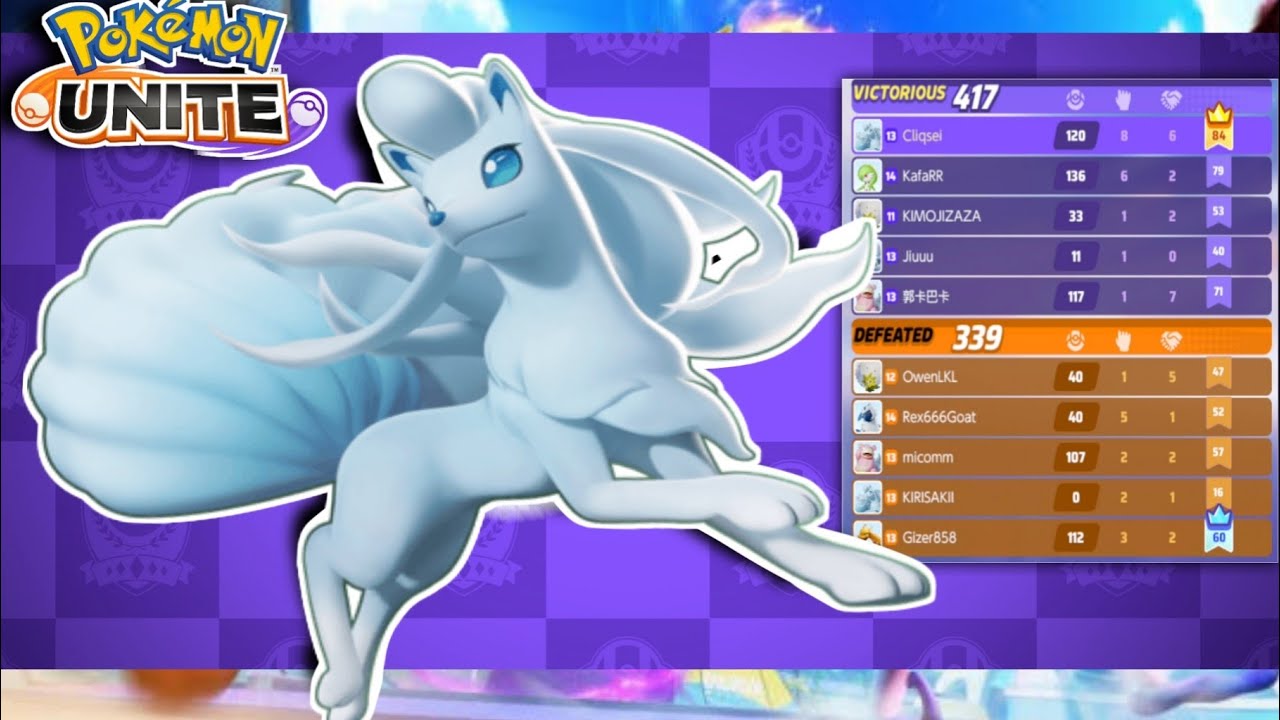 ALOLAN NINE TALES GAMEPLAY | POKÉMON UNITE