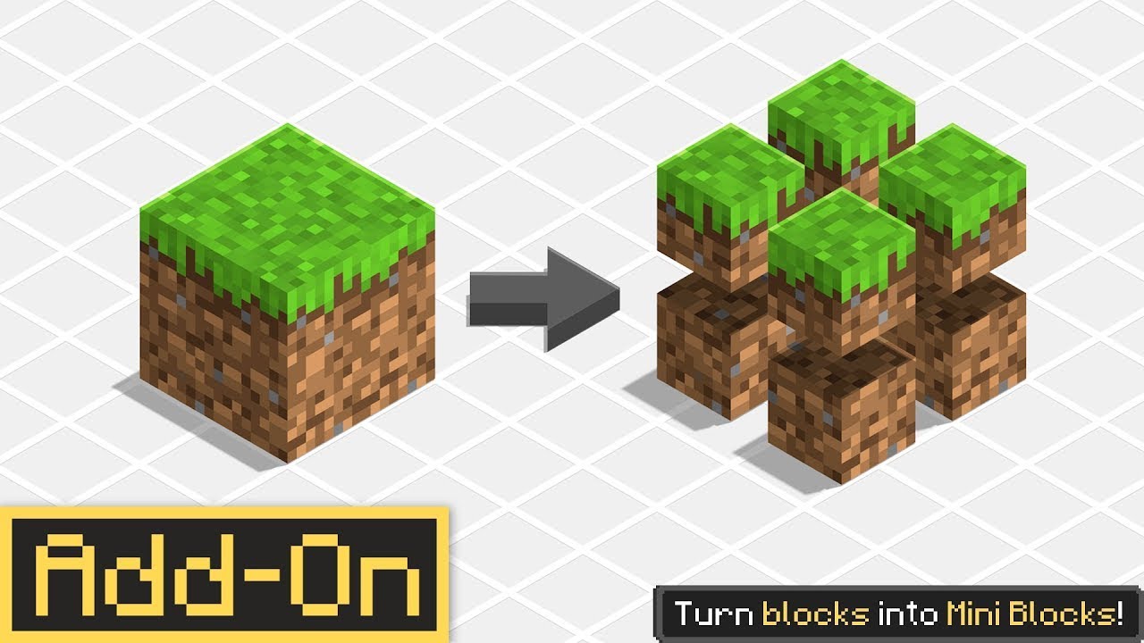 Этот аддон MINI BLOCKS изменит постройки Minecraft НАВСЕГДА!