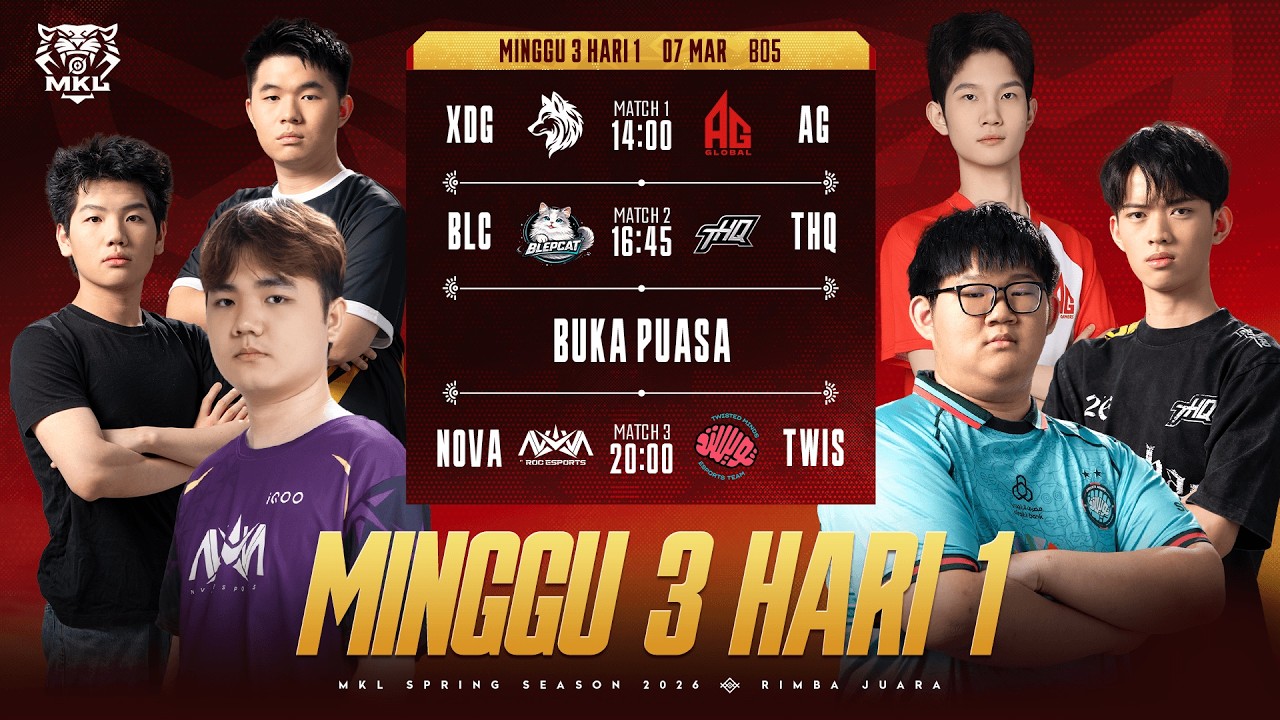 🔴 LIVE NOW | [BM] Musim Bunga 2026 | Regular Season Minggu 3 Hari 1
