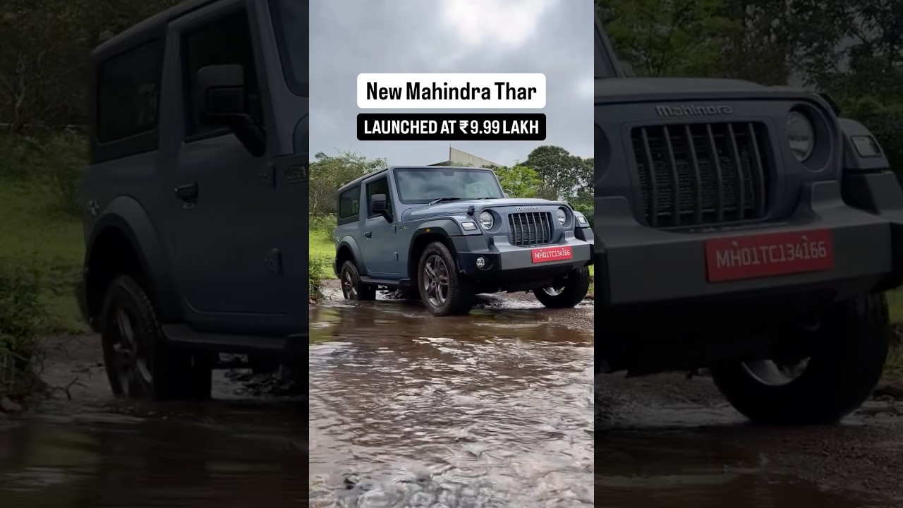 LAUNCH ALERT! Rs. 9.99 Lakh for 2025 MAHINDRA THAR!
