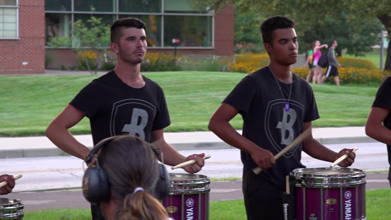 Bluecoats - 2018 Drumline - Lot at Semis