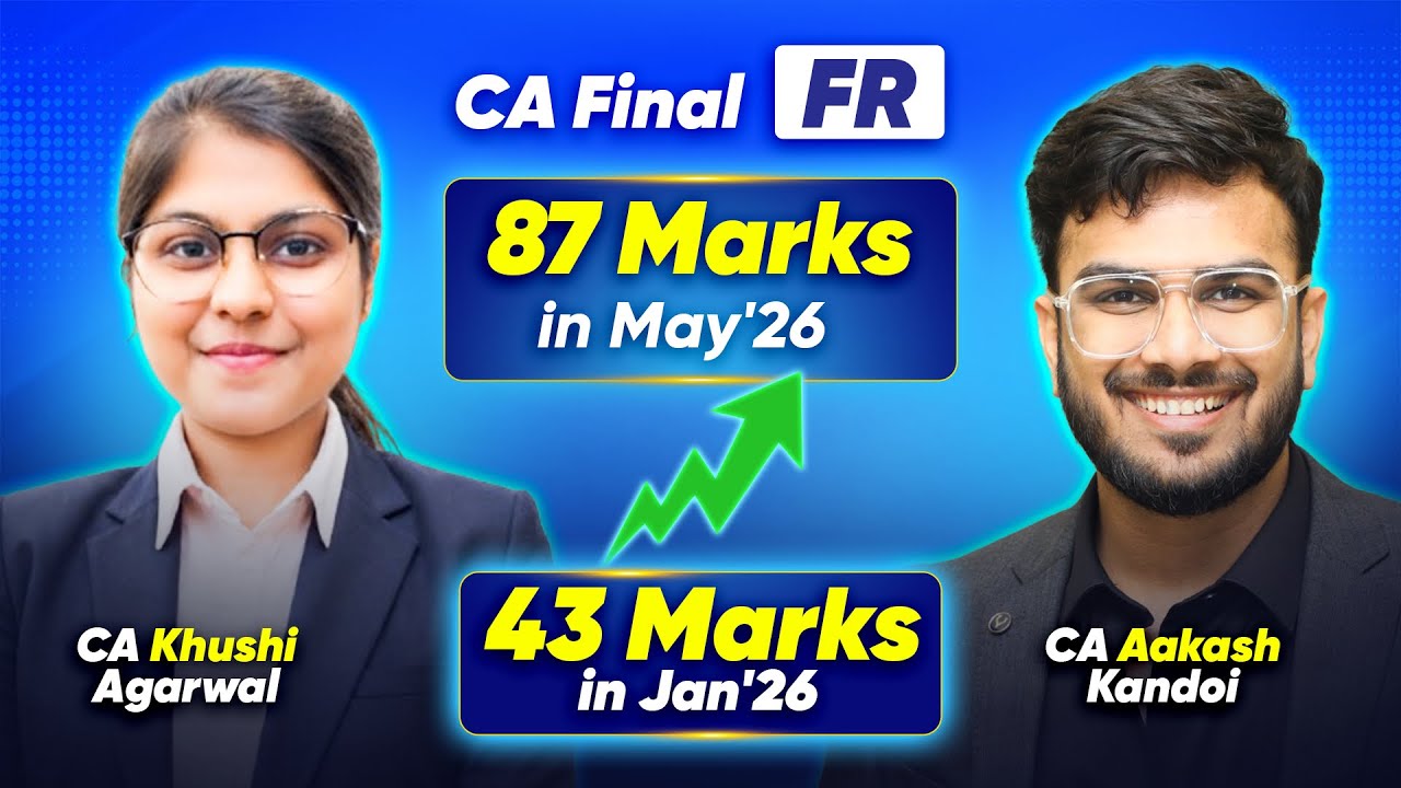 Scored Just 43 in Jan'26, Bounced Back with 87 in May'26 | FR Comeback Story | Ft. CA Khushi Agarwal