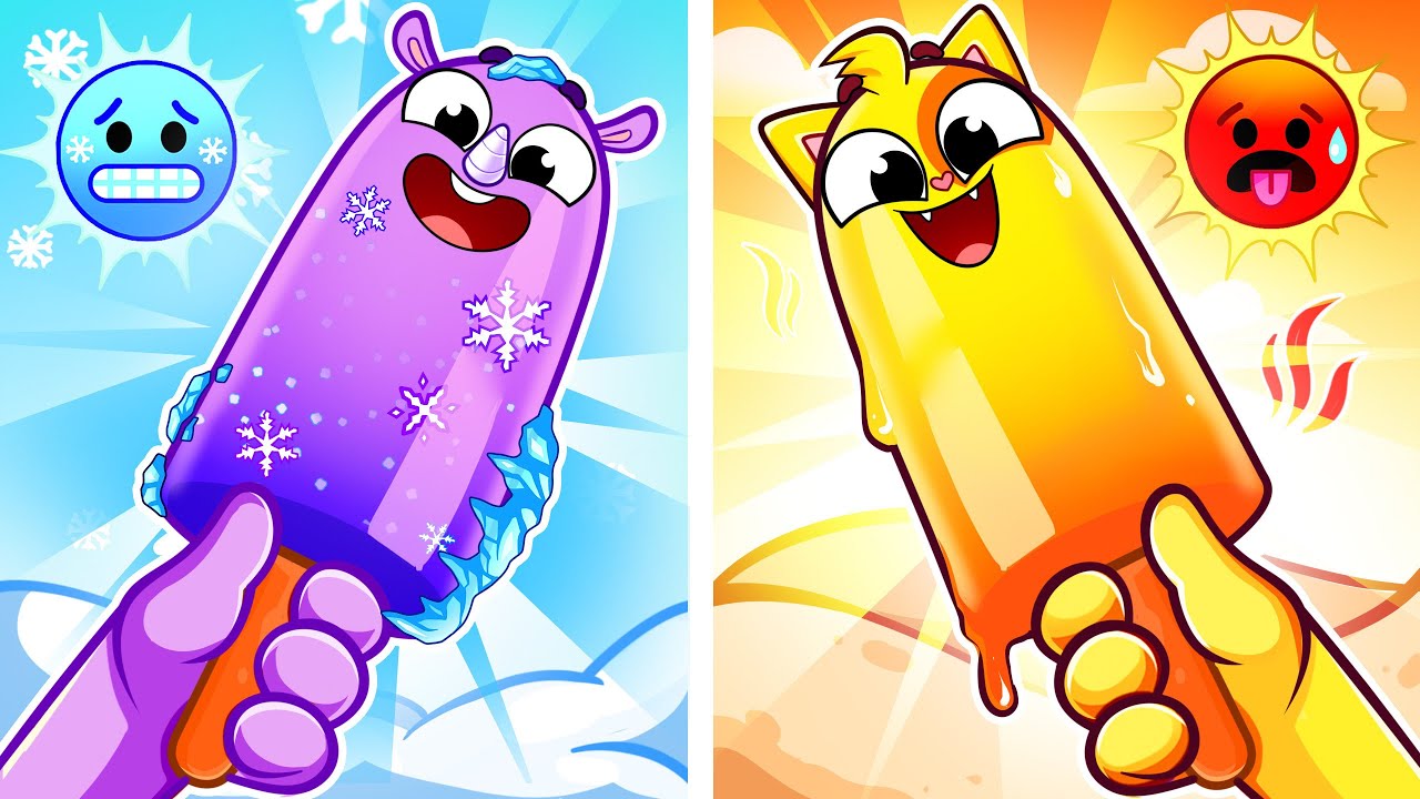 Let&rsquo;s Learn Opposites☀️❄️Hot and Cold Song! Funny Kids Songs & Nursery Rhymes by Baby Zoo Club