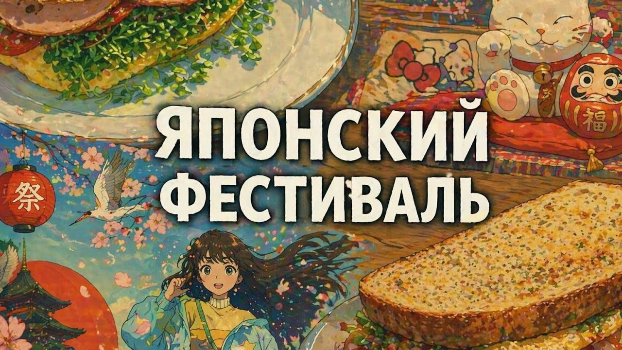 🌿 Уютное утро, сендвич & прогулка на Азиатский фестиваль🥪✨ Завтрак