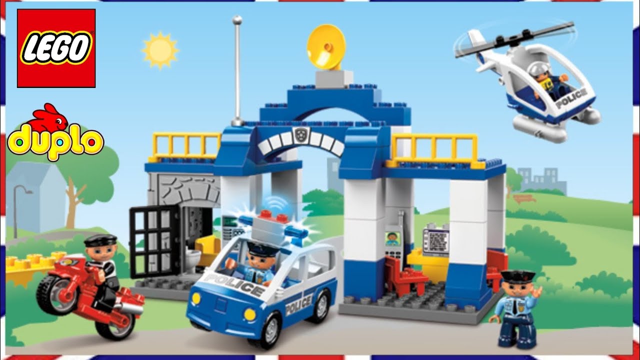 🚔  LEGO DUPLO 5681 полицейская машина полицейский участок  🚓