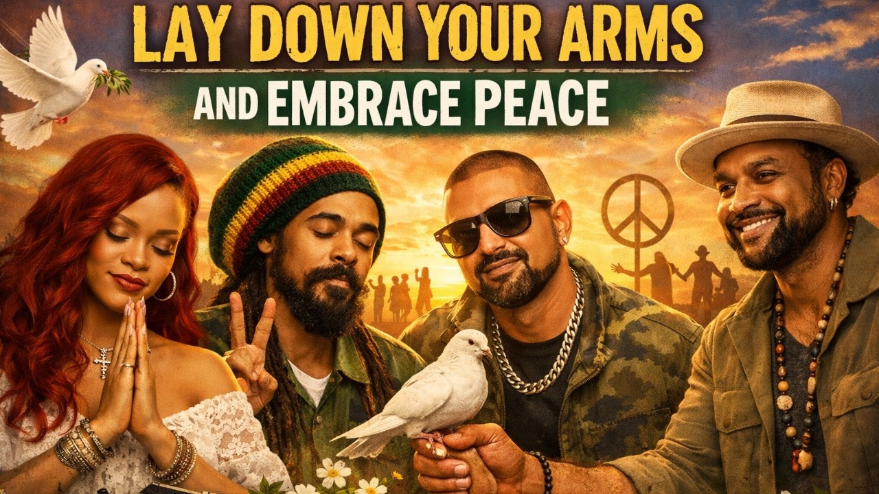 Rihanna, Damian Marley, Sean Paul & Shaggy – LAY DOWN YOUR ARMS AND EMBRACE PEACE